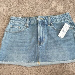 Pac Sun Denim Mini Skirt